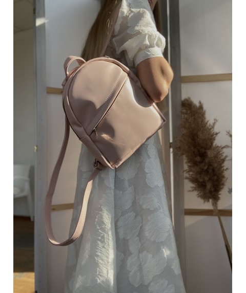 Сумка-рюкзак женская из экокожи пыльная черника RM1x24