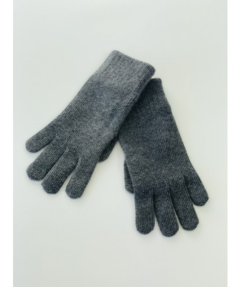 Single-layer graphite knitted gloves for women