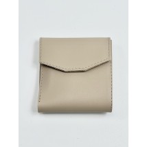 Women's beige wallet made of eco-leather WLT3x3
