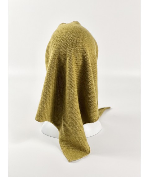 Angora women's scarf-bactus olive color BKx18
