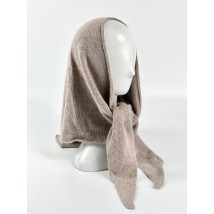 Scarf scarf powder beige for women from angora BKx3
