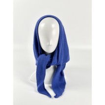 Downy angora women's scarf indigo BKx5
