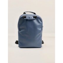 Women's backpack urban blue A4 eco leather M83x9