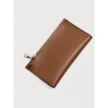 Brown women's wallet made of eco-leather WLT1x6