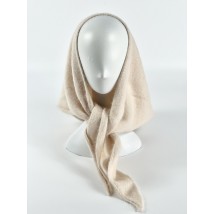 Downy angora scarf in creme brulee color BKSx16