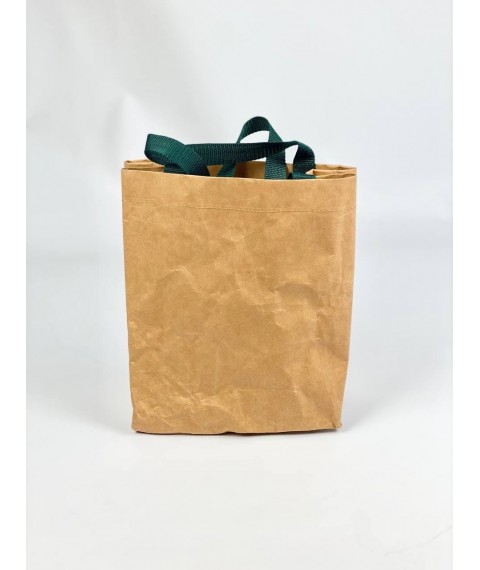 Promotional bag with your company logo made of kraft paper brown