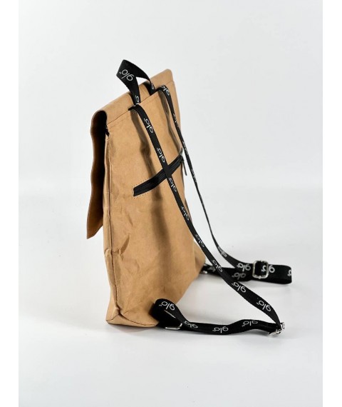 Производство рюкзаков с вашим логотипом из крафт бумаги