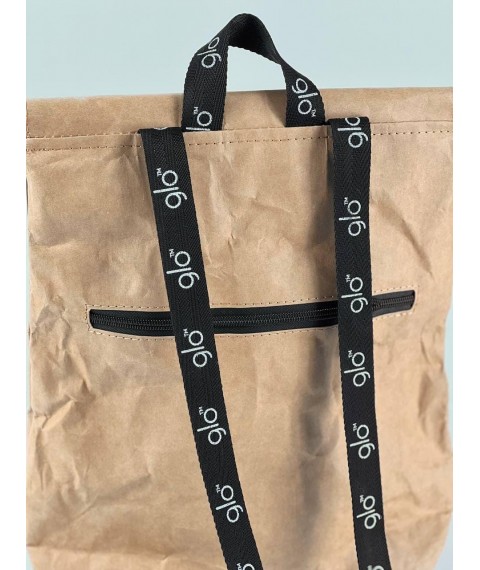 Производство рюкзаков с вашим логотипом из крафт бумаги