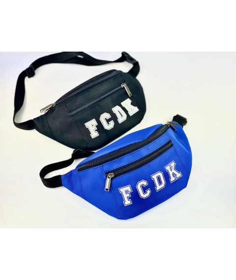 Tailoring of fanny packs of bananas with a campaign logo to order