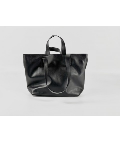 Черная женская сумка-тоут из экокожи SD51x1