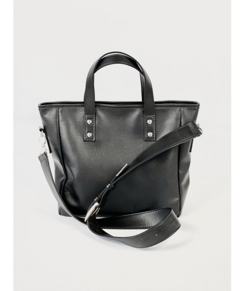 Черная женская сумка повседневная из экокожи SD20x1