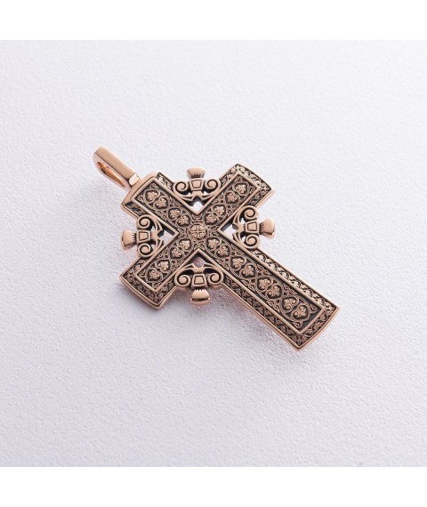 Orthodox cross "Crucifixion of the Lord" p00788 Onyx