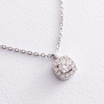 Gold necklace with diamonds 17921121 Onyx 40