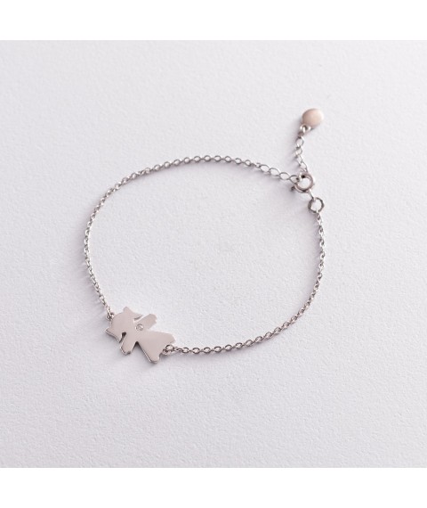Silver bracelet "Girl" 2077 Onix 19