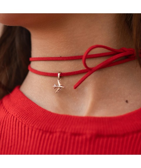 Pendant "Mriya" in red gold p03776 Onyx