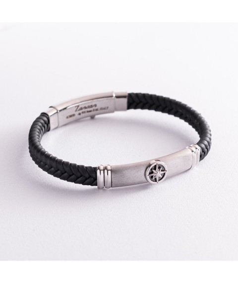 Men's bracelet "Wind Rose" ZANCAN EXB934-TI Onix 21