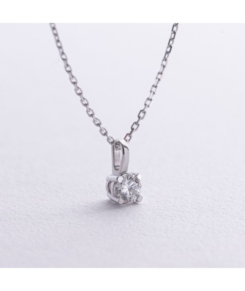 Necklace in white gold with diamond 112081121 Onyx 45