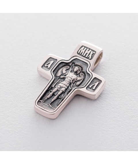 Orthodox cross "St. Michael" 132479 Onyx