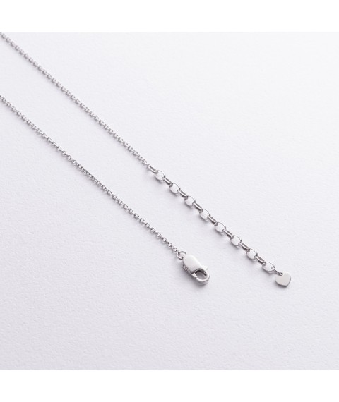 Серебряное колье с фианитами 916 Онікс  45