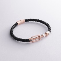 Rubber bracelet "Carnation" b03985 Onix 22