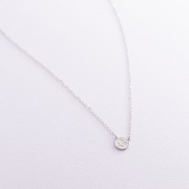 Silver necklace "Zodiac sign Sagittarius" 181052 sagittarius Onix 42