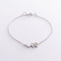 Золотой браслет "Мальчик" (фианиты) б02550 Онікс 18