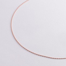 Necklace - chain in red gold ts00454 Onix 45