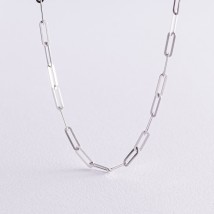 Necklace "Vanessa" in white gold kol02204 Onyx 38