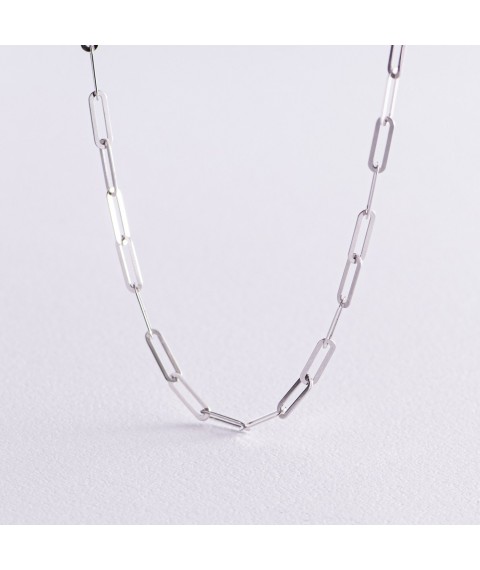 Necklace "Vanessa" in white gold kol02204 Onyx 38
