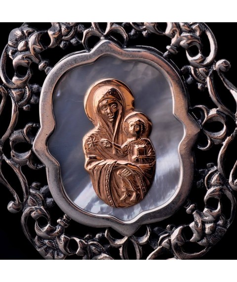 Ікона Божої Матері "Тихвинська" 23428а Онікс