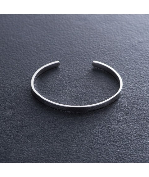 Hard silver bracelet 141479 Onyx 16