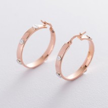 Gold earrings - rings s06416 Onyx