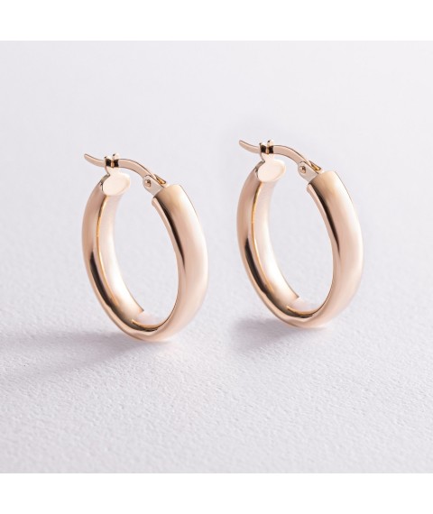 Oval earrings in yellow gold s07852 Onyx