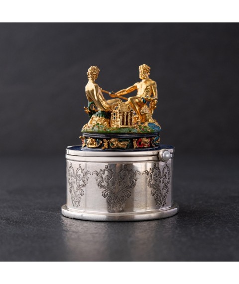 Серебряная фигура ручной работы "Сальера" Бенвенуто Челлини 23157ф Онікс
