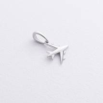 Кулон "Мрия" в белом золоте п03549 Онікс