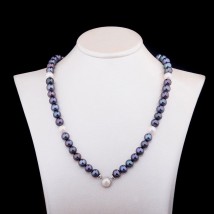 Necklace made of cultured sea pearls kol00508 Onyx