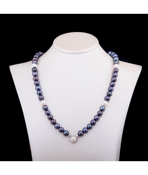 Necklace made of cultured sea pearls kol00508 Onyx