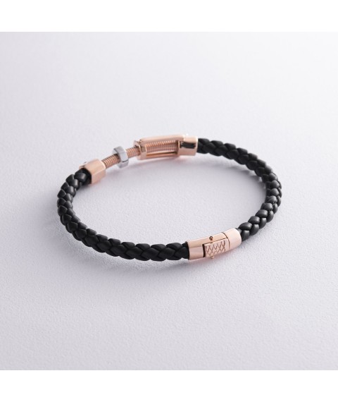 Rubber bracelet "Carnation" b03985 Onix 22