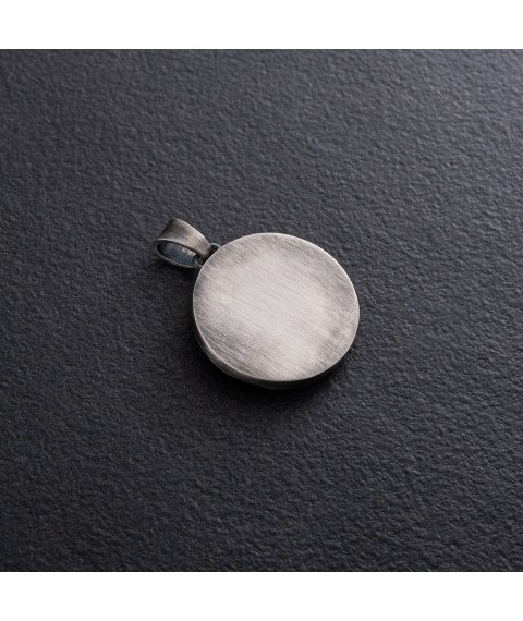 Silver pendant "Ukrainian waste" 1319 Onyx