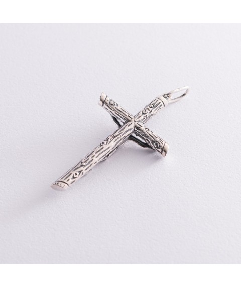 Silver cross with blackening 131042 Onyx