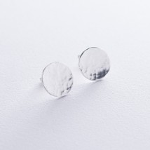 Срібні сережки-пусети "Сонячні зайчики" 122600 Онікс