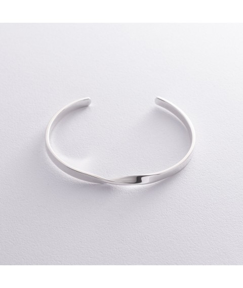 Hard silver bracelet 141642 Onyx 21