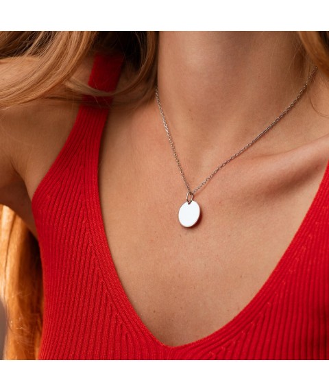 Silver pendant "Ukraine" 132722uk Onyx