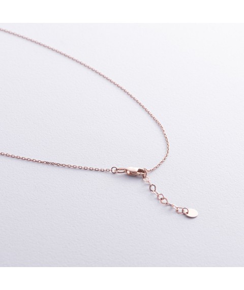 Gold necklace for engraving kol01368 Onix 50
