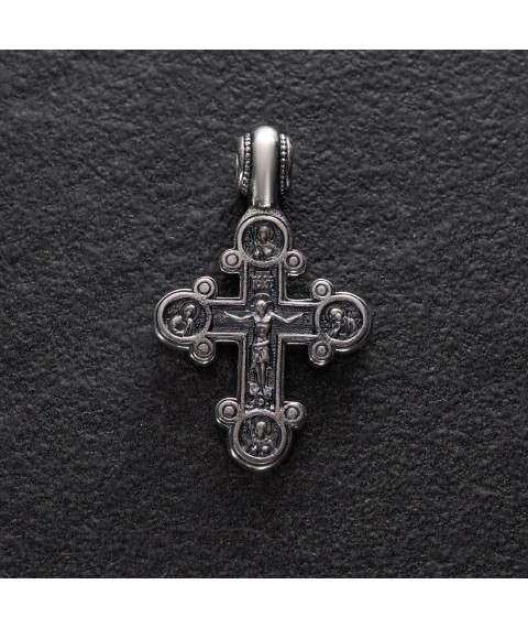 Orthodox cross with blackening 13089 Onyx