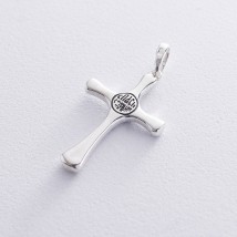 Silver cross "Save and Preserve" 132979 Onyx