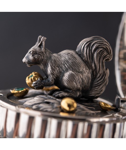 Handmade silver figure 23177 Onyx