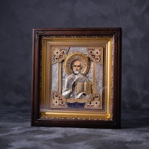 Икона "Святой Николай Чудотворец" Миколай-133 Онікс