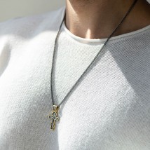 Orthodox cross "Crucifixion of Christ" 132897 Onyx