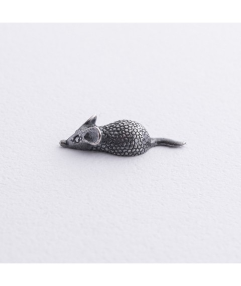 Срібний сувенір "Гаманцева миша" 23476 Онікс